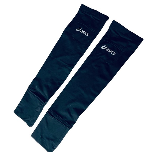Asics Arm Warmers Black Size S/M - Picture 1 of 5